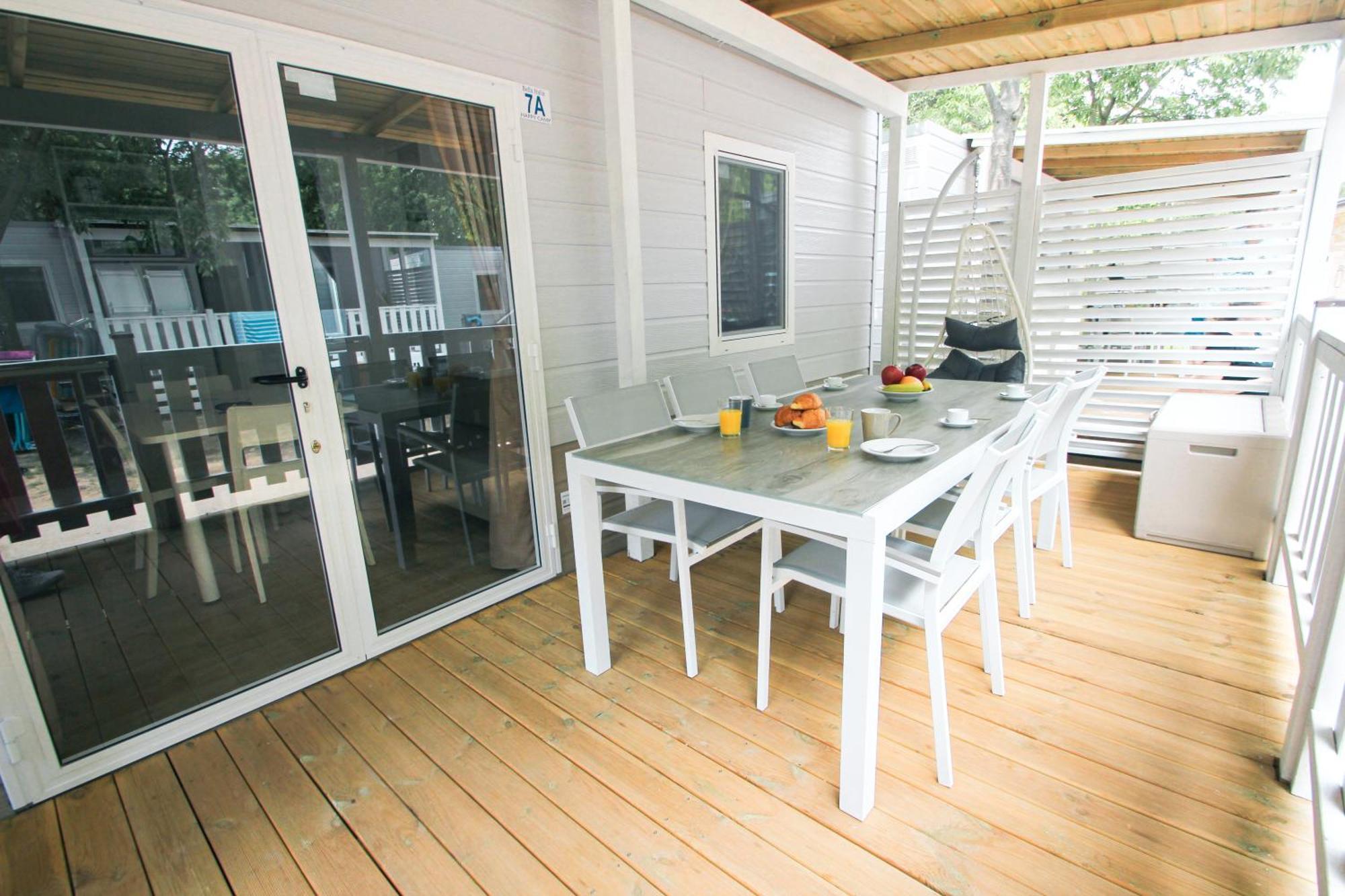 Happy Camp Mobile Homes In Camping Village Free Time มารินา ดิ บิบโบนา ภายนอก รูปภาพ